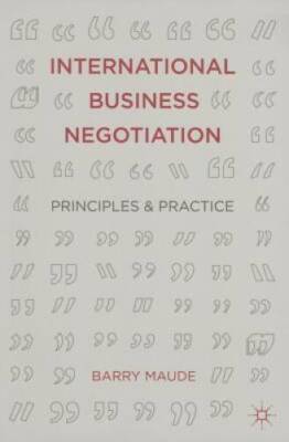 International Business Negotiation: Principles and Practice - Paperback - GOOD