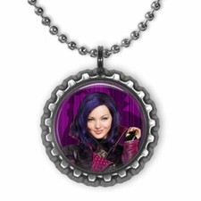 Disney DESCENDANTS MAL 3D Bottle Cap Necklace  Gift for Kids
