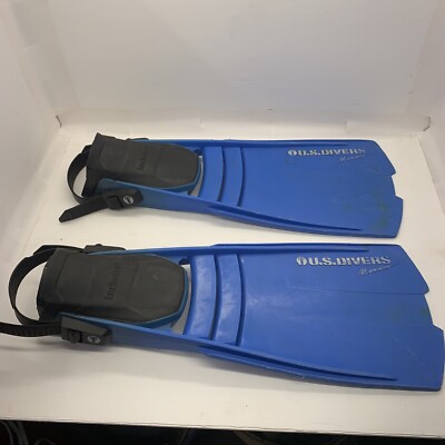 US DIVERS Technisub Monaco Fins Scuba Diving Fits All Sizes Adjustable-M Width