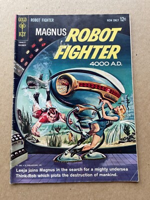 Magnus, Robot Fighter #4 1963 Menace from the Depth (Gold Key), FN+ 6.5