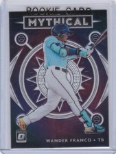 WANDER FRANCO ROOKIE CARD Mythical DONRUSS OPTIC BASEBALL RC Tampa bay Rays $$