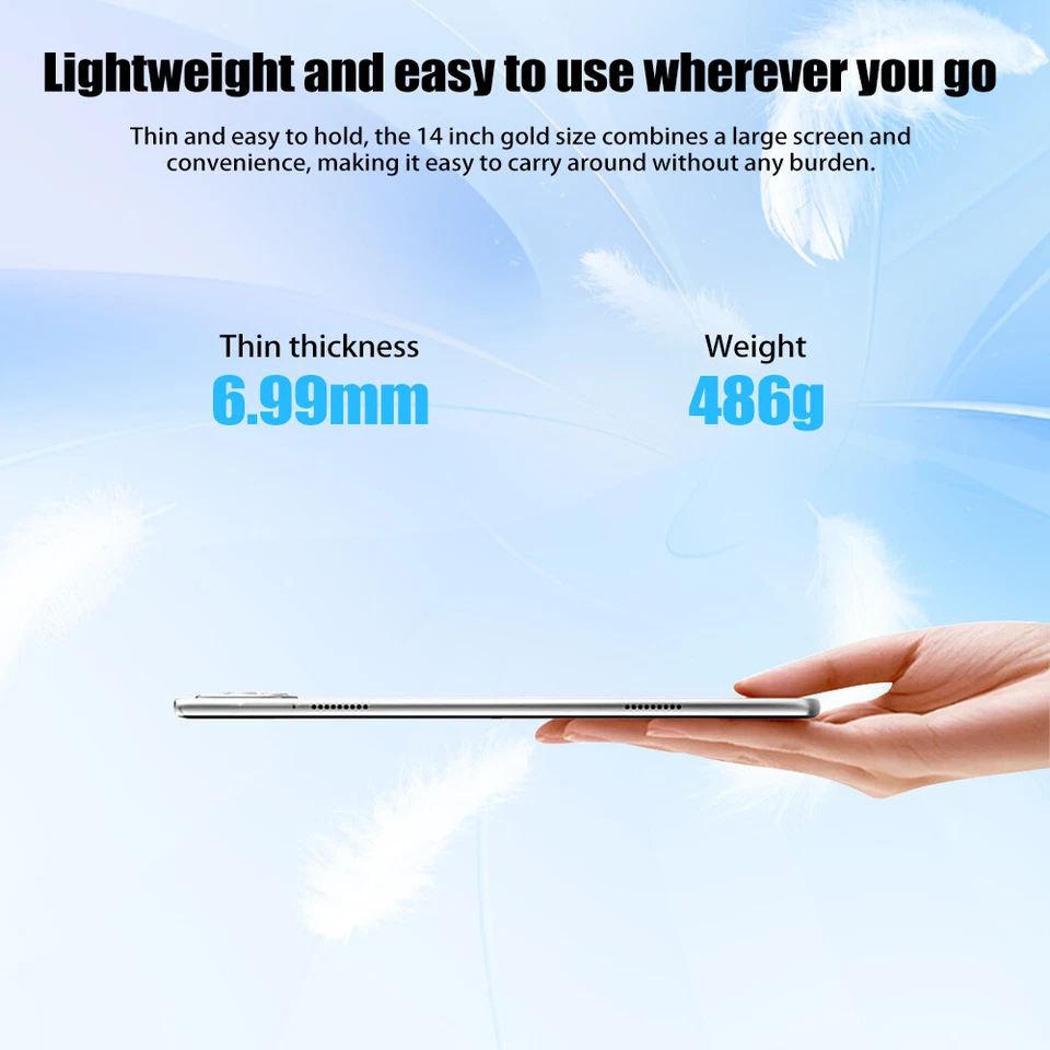 10" Tablet Android 64GB ROM 4GB RAM WIFI Quad-Core Tablet Dual Camera with Mouse - Image 3 of 4