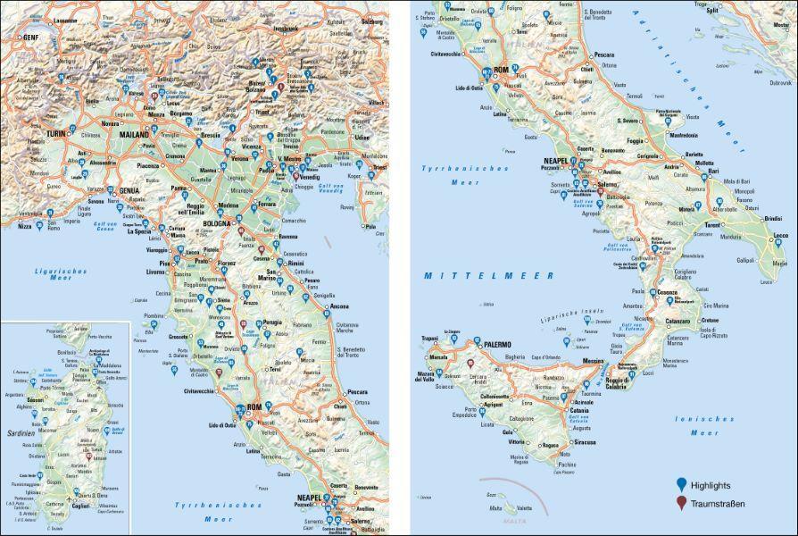 Thumbnail - Das Reisebuch Italien, Andrea Behrmann