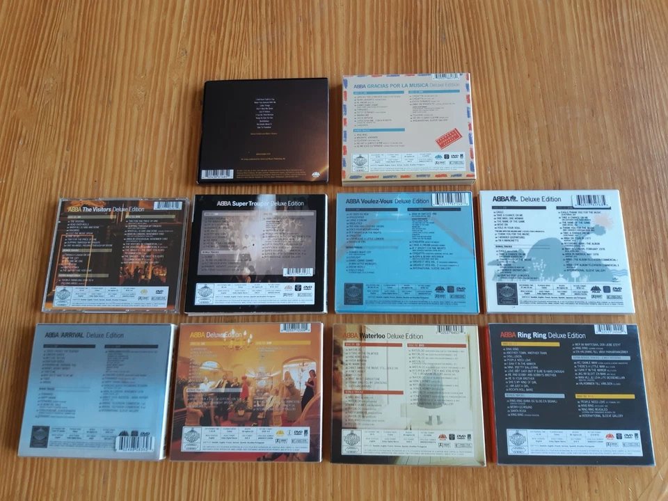 ABBA - COMPLETE SET OF 9 x DELUXE EDITION CD + DVD DIGIPAK SETS + VOYAGE DELUXE - Image 2 of 4