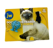JW Pet Doorknob Teaser Cat Toy – Interactive Hanging Cat Toy PET3180
