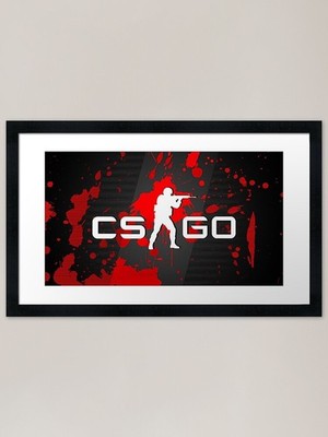 Counter Strike Global Offensive Kunst Gerahmtes Wandbild Poster Leinwanddruck Bild