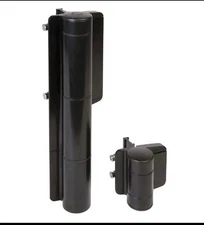 Soft closing Locinox Mammoth 180° Gate Hinge Self-Closing Aluminium Black NEW