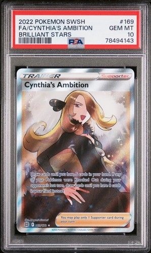 Cynthia's Ambition graded PSA 10 for sale on eBay
