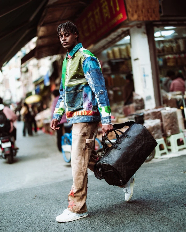 正品 Sprayground 4AM EMPEROR DUFFLE - 限量版 — 第 3/4 张图片