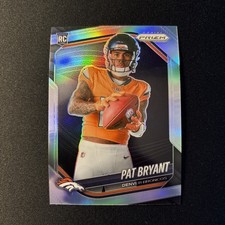 PAT BRYANT  2025 Panini Prizm Football SILVER VARIATION PRIZM Rookie Card SP. rookie card picture