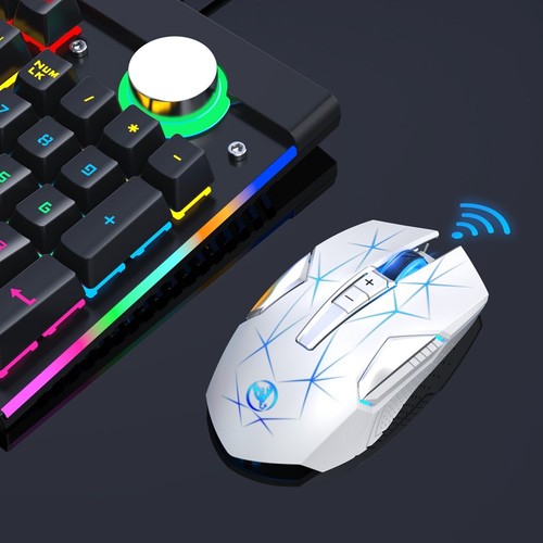 Kabellose Gaming-Maus, Bluetooth-Maus, RGB, Wiederaufladbar, 2,4 G USB, Kab4557 - Bild 5 von 7