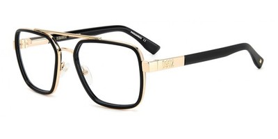 Dsquared2 D2 0064 Gold black 2 55/19/140 MAN Eyewear Frame