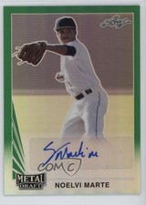 2020 Leaf Metal Draft 1990 Green Rainbow 1/10 Noelvi Marte #LA-NM1 Auto 13u1