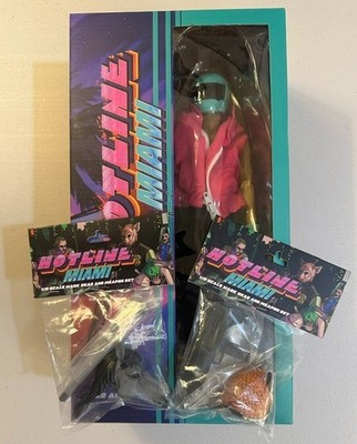 Hotline Miami Biker Vinyl Figure by Erick Scarecrow x Devolver Digital  w/Extras