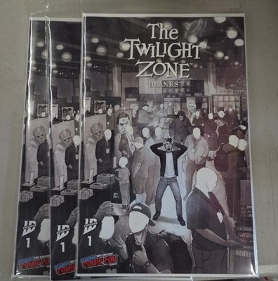 The Twilight Zone: Blanks #1 Comic Book ID 2025 IDW Publishing NYCC