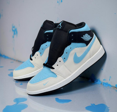 Nike Air Jordan 1 Mid SE Blue Chill IM6567-121 Mens Sizes