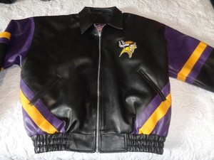 Minnesota Vikings Leather Jacket | eBay
