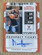 2020-21 Contenders Draft Picks Prospect Ticket Mamadi Diakite Rookie Auto RC #95