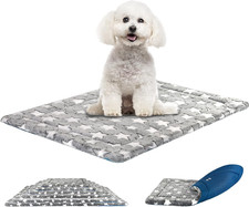 Dog Bed Reversible Mat (Warm & Cool) Stylish Crate Mat Pad