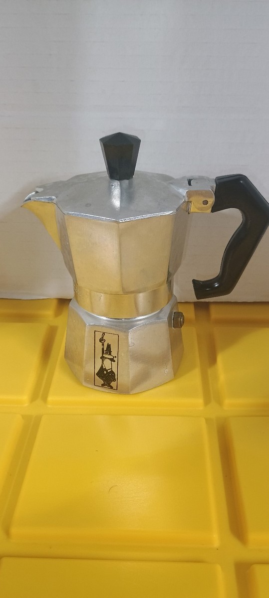 Vintage Marimba ABC Crusinallo Moka Express Stovetop Coffee Maker