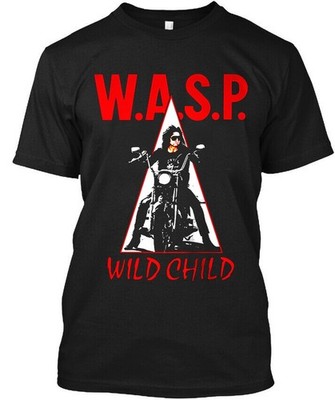 NEW! Popular W.A.S.P. Wild Child American Glam Heavy Music T-Shirt Size S-4XL