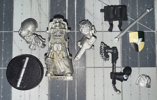 Warhammer 40K Grey Knight Librarian Terminator Metal OOP 1994 More - Picture 1 of 2