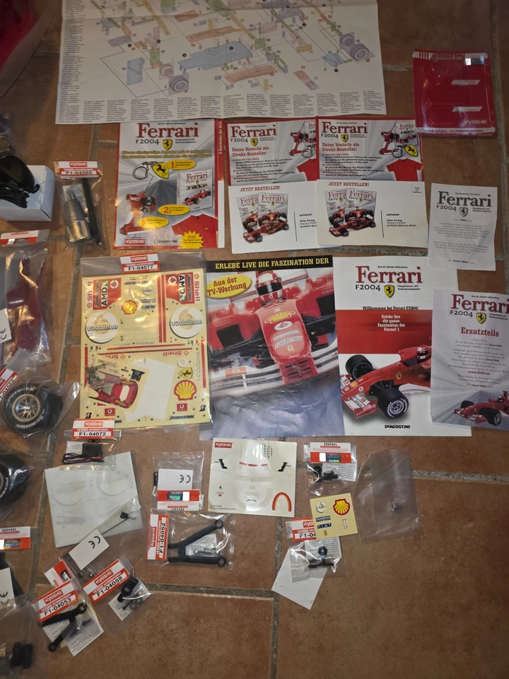 Ferrari F2004 mit Fernsteuerung D Agostini 60 cm selten - Bild 3 von 4