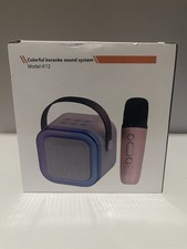 Portable Wireless Karaoke Speaker With 2 Wireless Microphones-NEW