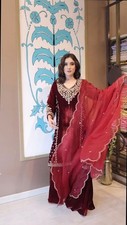 Designer Indian Pakistani top plazzo Bollywood Dress Party Wear Suit wedding