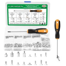 M.2 Screw Kit 633PCS NVMe SSD Mounting Screws Carbon Steel for Laptops