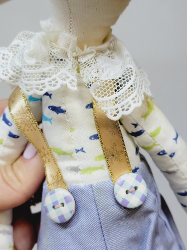 Tilda Pinocchio 40 Cm Doudou Peluche Décoration Chambre Enfant - Photo 6/13