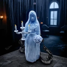 Disney Parks 2025 Haunted Mansion Bride Constance Light Up with Sound Sipper Cup