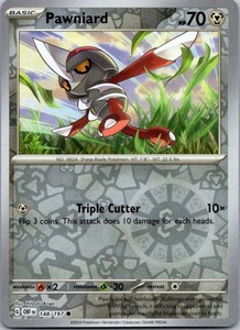 Pawniard 148/197 Obsidian Flames Reverse Holo