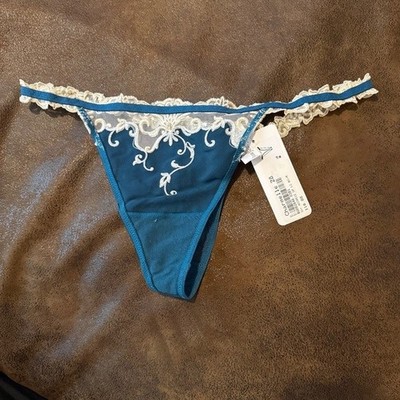 Lise Charmel Splendeur Soie Silk Sexy Thong M NWT Luxury French Lingerie