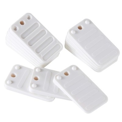 ZZJMCH 12 Pack Toilet Leveling Shims, Multi Purpose Plastic Shims for White