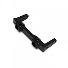 STA80125FBK ALUMINUM FRONT BUMPER MOUNT FOR AXIAL SCX10: BLACK