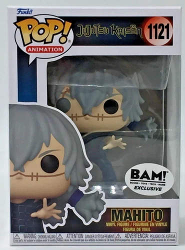 Funko Pop! Animation Jujutsu Kaisen Mahito #1121 BAM Exclusive W/Protector