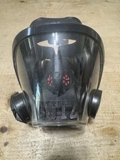Scott AV-3000 HT Fire Fighter SCBA Mask w/ Amp Bracket SIZE: Medium 5-pt Net BJ