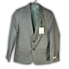 Calvin Klein Kids Boys Grey Modern Fit Suit Separate Blazer Jacket Size 12