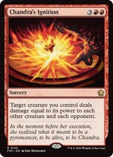x1 Chandra's Ignition R MTG Commander: Foundations M/NM, English