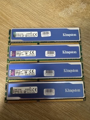 4x 4GB Kingston HYPERX blu KHX1600C9D3B1/4G 16GB Desktop PC