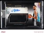 2023 Topps 3 Three Rookie Relics Victor Wembanyama RC JERSEY ON CARD AUTO 18/49