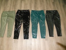 lot of 4 womans plus size vinyl/faux leather pants/leggins fashion nova sz 40