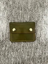 JHM leather Goods Card Holder Green