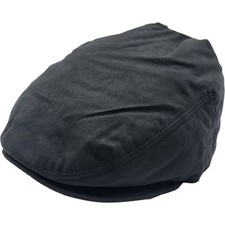 Classic Waterproof Wax Flat Cap Adjustable Button Comfortable Easy To Clean