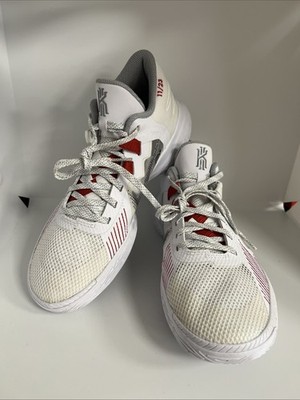 Nike Kyrie Flytrap 5 White Red Grey Men's Basketball Shoes CZ4100-100 Size 8