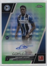 Bryan Lasme Chrome Bundesliga 2021/22 Green Refractor /99 Auto
