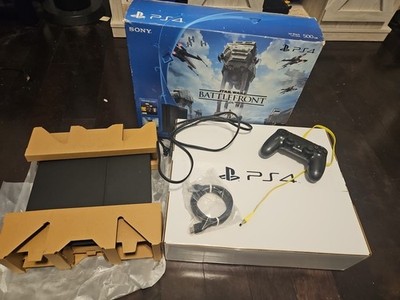 Sony PlayStation 4 PS4 500GB Black  Gaming System CUH-1215A With Box No Games 