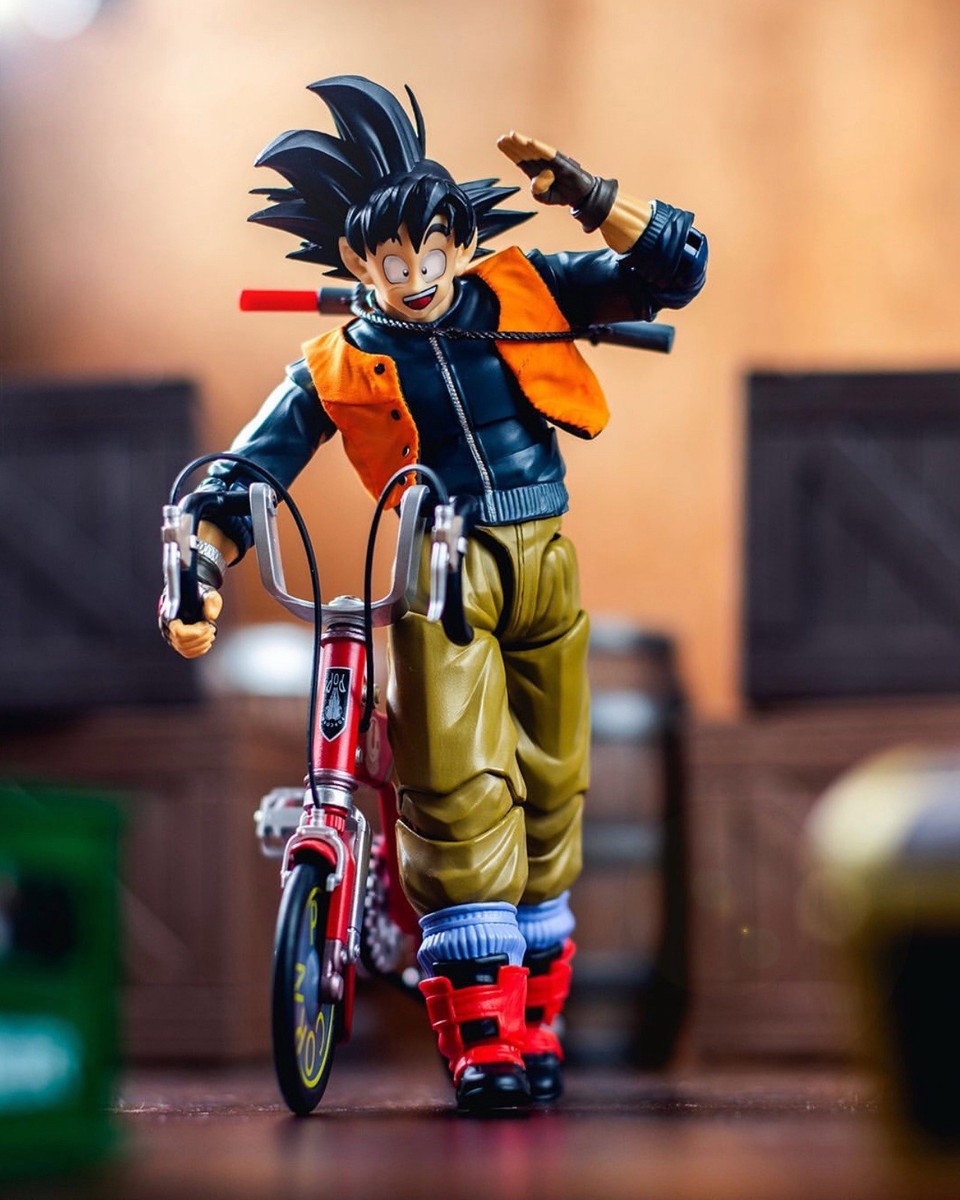 SH Figuarts Dragon Ball Z TonsenArttoys Goku Baseball Boy Kamione