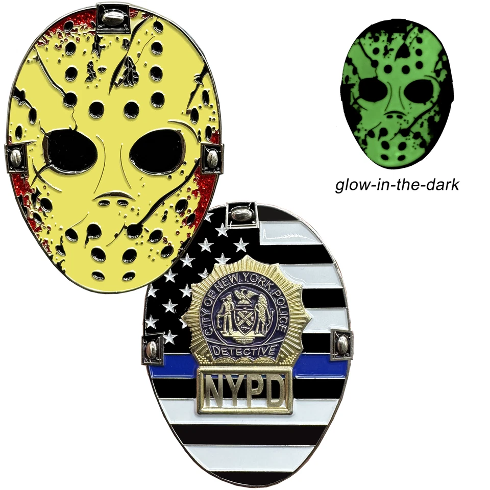 DL5-15 New York City Detective Jason Challenge Coin NYPD - Image 4 of 4